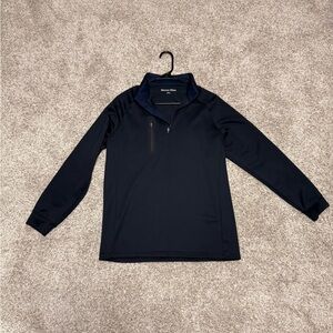 Mizzen+Main Black Quarter-Zip Top - Small